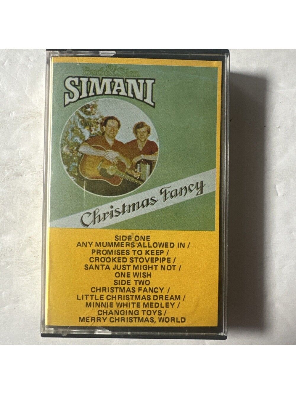 Simani Bud & Sim Christmas Fancy Cassette Newfoundland Christmas Music